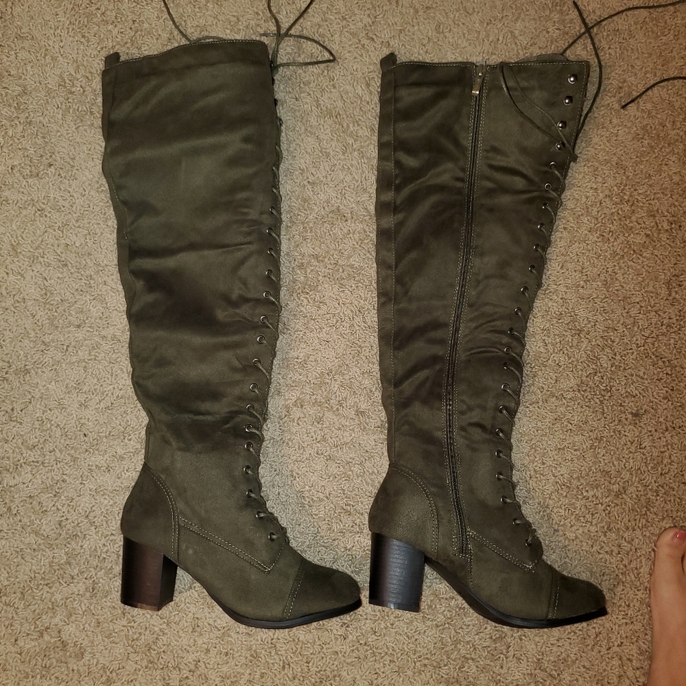 Knee high boots
